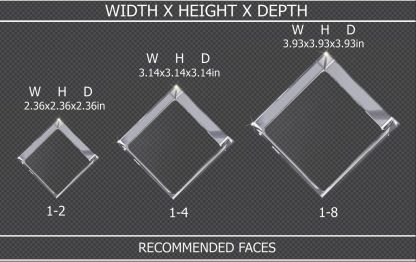 Diagram Diamond 3D Crystal